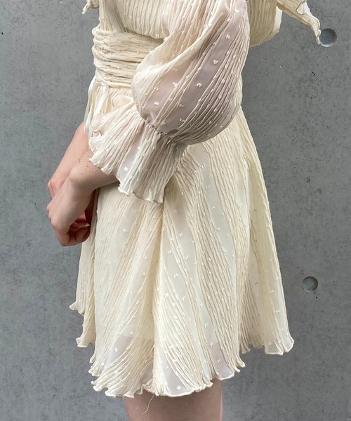 TITTY&CO.（ティティーアンドコー）の「【TITTY&CO.】ワッシャドットミニスカパン（スカート・レディース・アイボリー/ブラック・SMALL/MEDIUM）」の4枚目の写真