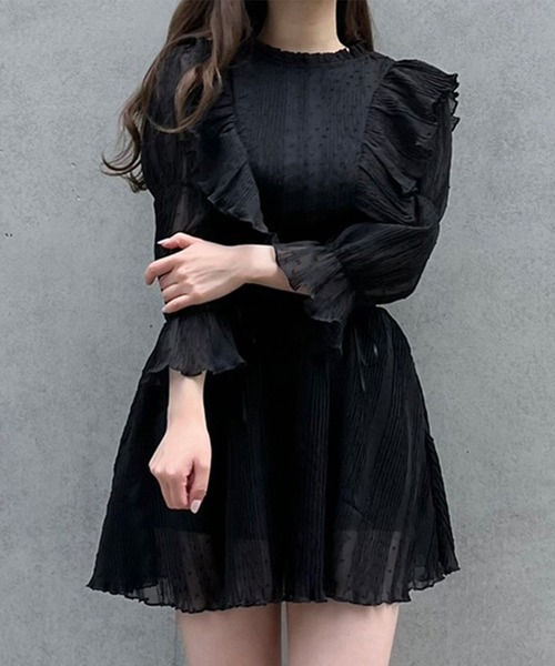 TITTY&CO.（ティティーアンドコー）の「【TITTY&CO.】ワッシャドットミニスカパン（スカート・レディース・アイボリー/ブラック・SMALL/MEDIUM）」の21枚目の写真