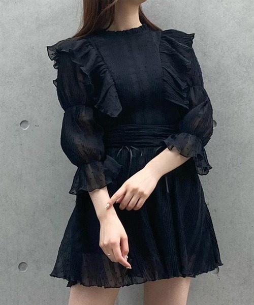 TITTY&CO.（ティティーアンドコー）の「【TITTY&CO.】ワッシャドットミニスカパン（スカート・レディース・アイボリー/ブラック・SMALL/MEDIUM）」の22枚目の写真