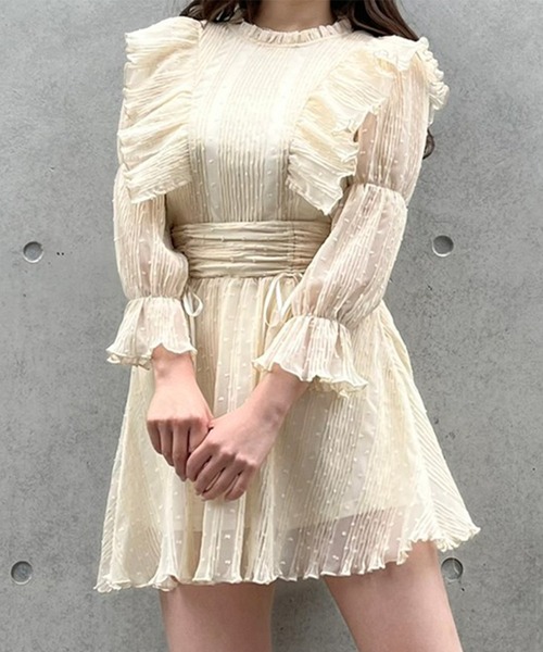 TITTY&CO.（ティティーアンドコー）の「【TITTY&CO.】ワッシャドットミニスカパン（スカート・レディース・アイボリー/ブラック・SMALL/MEDIUM）」の17枚目の写真