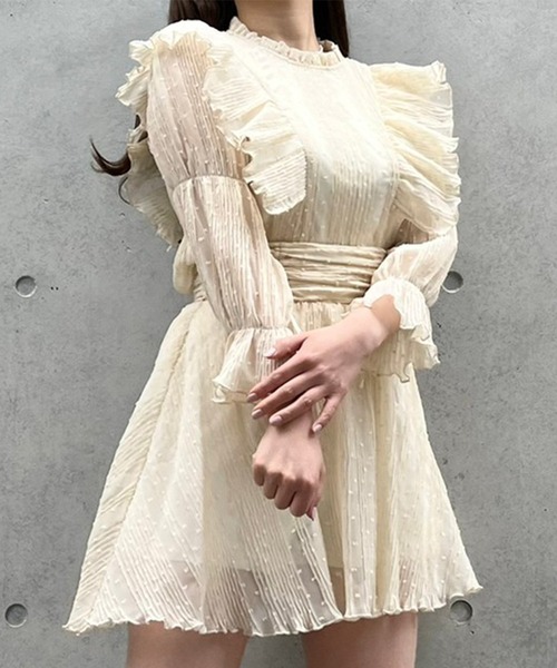 TITTY&CO.（ティティーアンドコー）の「【TITTY&CO.】ワッシャドットミニスカパン（スカート・レディース・アイボリー/ブラック・SMALL/MEDIUM）」の18枚目の写真