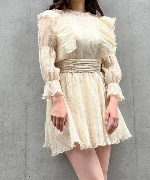 TITTY&CO.（ティティーアンドコー）の「【TITTY&CO.】ワッシャドットミニスカパン（スカート・レディース・アイボリー/ブラック・SMALL/MEDIUM）」の15枚目の写真