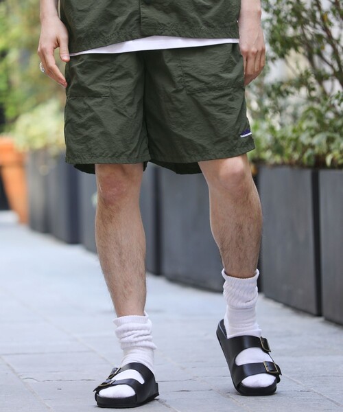 FREAK'S STORE（フリークスストア）の「WEB限定 THOUSAND MILE/サウザンドマイル QUICK DRY SHORTS/クイックドライショーツ（その他パンツ・メンズ・ブラック/ベージュ/パープル/オリーブ・SMALL/MEDIUM/LARGE）」の3枚目の写真