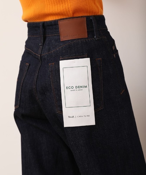 CASA FLINE(カーサフライン)の「【YANUK×CASA FLINE】COLLEEN(デニムパンツ・レディース・インディゴブルー・M/L)」の3枚目の写真