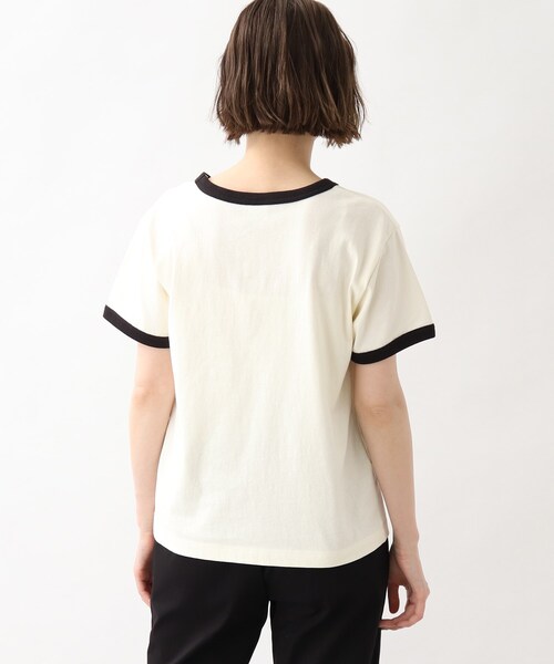 grove(グローブ)の「grove×Something リンガーTシャツ(Tシャツ/カットソー・レディース・ブラック系4/ネイビー系4/ワイン系6・02/03)」の8枚目の写真