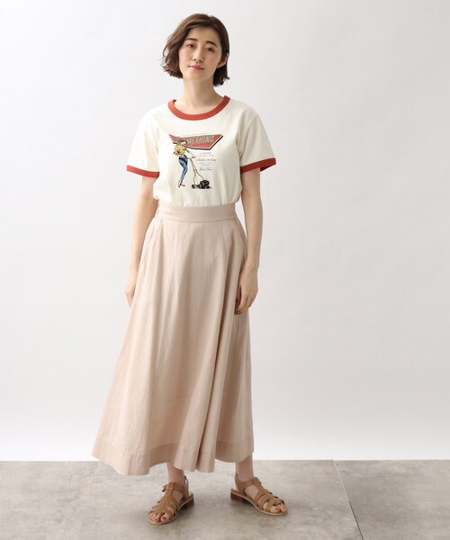 grove(グローブ)の「grove×Something リンガーTシャツ(Tシャツ/カットソー・レディース・ブラック系4/ネイビー系4/ワイン系6・02/03)」の14枚目の写真