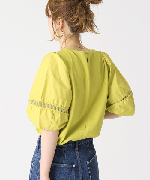 B.C STOCK(ベーセーストック)の「ランタンスリーブカットブラウス(Tシャツ/カットソー・レディース・ホワイト/ブラック/グリーン/ブルー系その他・FREE)」の19枚目の写真