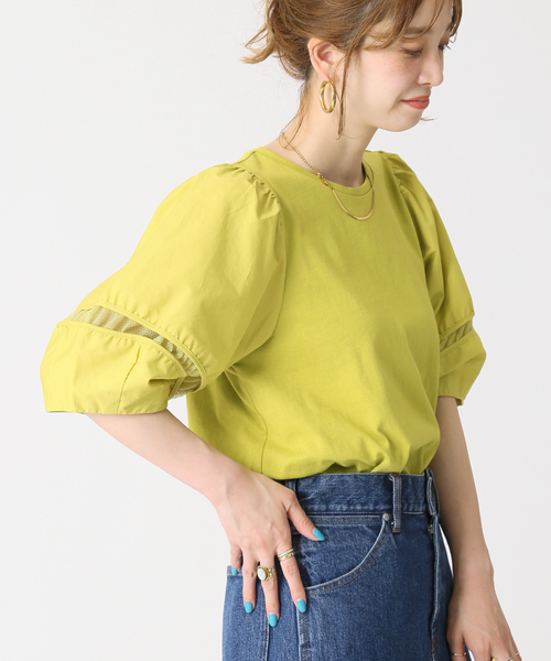 B.C STOCK(ベーセーストック)の「ランタンスリーブカットブラウス(Tシャツ/カットソー・レディース・ホワイト/ブラック/グリーン/ブルー系その他・FREE)」の20枚目の写真