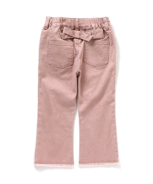 apres les cours（アプレレクール）の「フリンジフレアパンツ 9分丈