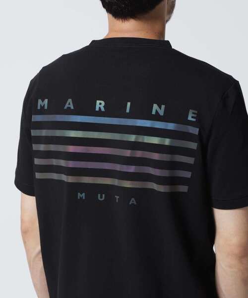 muta(ムータ)の「muta MARINE/ムータ マリン/Reflector Print Tee(Tシャツ/カットソー・メンズ・ブラック/ホワイト・7/8/6/5)」の10枚目の写真