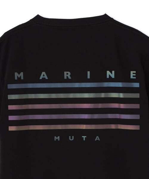 muta(ムータ)の「muta MARINE/ムータ マリン/Reflector Print Tee(Tシャツ/カットソー・メンズ・ブラック/ホワイト・7/8/6/5)」の15枚目の写真