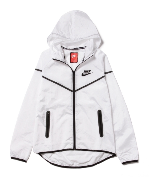 BEAMS BOY(ビームスボーイ)の「NIKE / テック エアロシールド ウィンドランナー(ブルゾン・レディース・ホワイト/ブラック・ONE SIZE)」の2枚目の写真