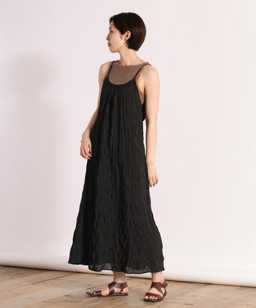 cepo(セポ)の「ワッシャーキャミワンピース 2WAY(ワンピース・レディース・ブラック/オレンジ/ライム・M)」の17枚目の写真