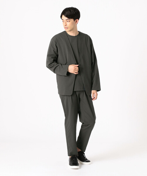 COMME CA ISM（コムサイズム）の「【セットアップ対応】 ウォッシャブル 超軽量 らくらく パンツ（スラックス・メンズ・ブラック/カーキ/モカ・MEDIUM/LARGE）」の5枚目の写真