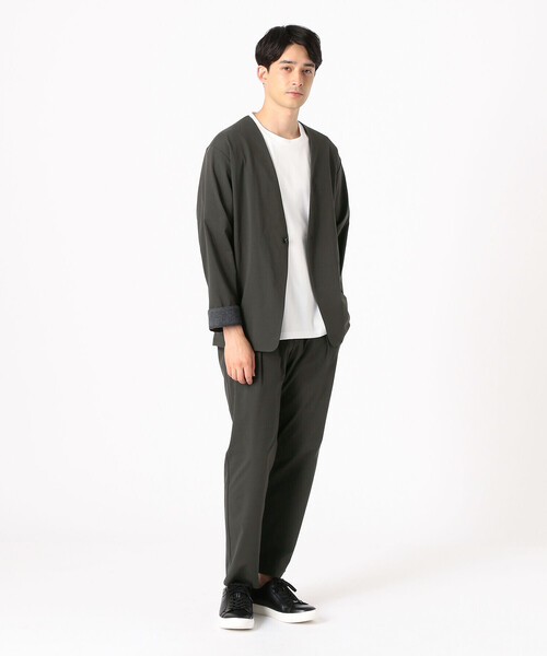 COMME CA ISM（コムサイズム）の「【セットアップ対応】 ウォッシャブル 超軽量 らくらく パンツ（スラックス・メンズ・ブラック/カーキ/モカ・MEDIUM/LARGE）」の6枚目の写真