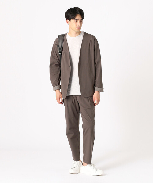 COMME CA ISM（コムサイズム）の「【セットアップ対応】 ウォッシャブル 超軽量 らくらく パンツ（スラックス・メンズ・ブラック/カーキ/モカ・MEDIUM/LARGE）」の12枚目の写真