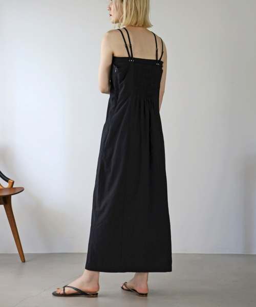 UNFIELD（アンフィールド）の「【UNFIELD】麻混キャミワンピース（ワンピース・レディース・ブラック/ブラウン/オフホワイト・FREE）」の12枚目の写真