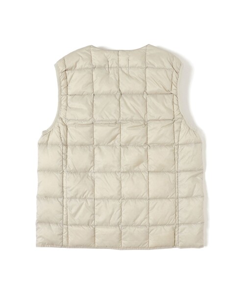 TAION（タイオン）の「TAION / インナーダウン ベスト（M～XL）（ダウンベスト・レディース・チャコールグレー/ブラック/ネイビー/グレー/オフホワイト/カーキ/オレンジ系その他/ダークオリーブ/モカ/ライトグレー・SMALL/MEDIUM/LARGE/X-LARGE）」の21枚目の写真