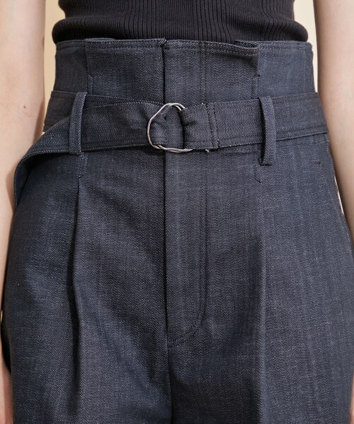 【INella/イネラ】ベルテッドハイウエストショートパンツ INella（イネラ）の「【INella/イネラ】ベルテッドハイウエスト