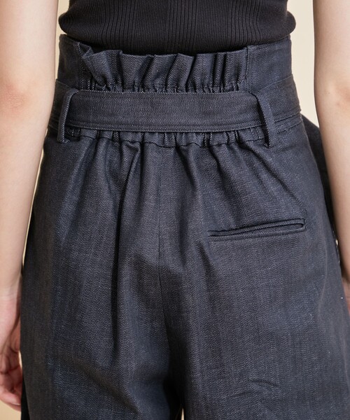 INella（イネラ）の「【INella/イネラ】ベルテッドハイウエストショートパンツ（その他パンツ・レディース・ネイビー/アイボリー・1/2）」の22枚目の写真