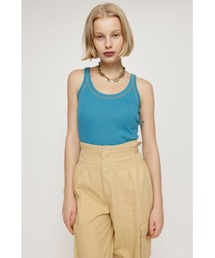 SLY | BI COLOR LOCK TANK バイカラー ロック タンクトップ(タンクトップ)