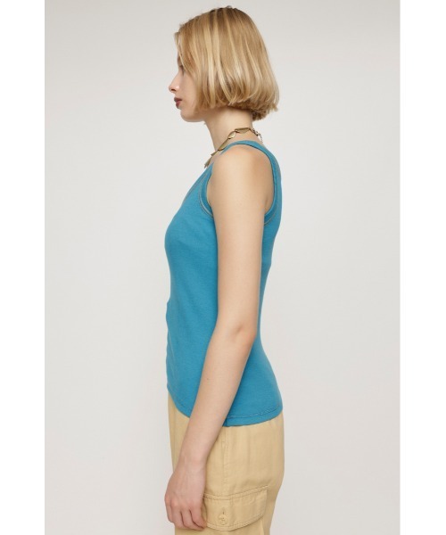 SLY（スライ）の「BI COLOR LOCK TANK バイカラー ロック タンクトップ（タンクトップ・レディース・ブルー/オレンジ系その他/ブラック・FREE）」の12枚目の写真