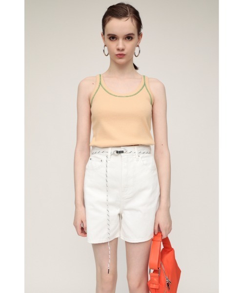 SLY（スライ）の「BI COLOR LOCK TANK バイカラー ロック タンクトップ（タンクトップ・レディース・ブルー/オレンジ系その他/ブラック・FREE）」の17枚目の写真