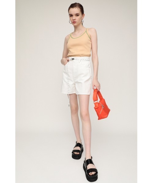 SLY（スライ）の「BI COLOR LOCK TANK バイカラー ロック タンクトップ（タンクトップ・レディース・ブルー/オレンジ系その他/ブラック・FREE）」の18枚目の写真