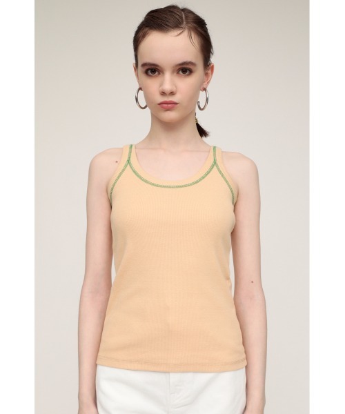 SLY（スライ）の「BI COLOR LOCK TANK バイカラー ロック タンクトップ（タンクトップ・レディース・ブルー/オレンジ系その他/ブラック・FREE）」の19枚目の写真