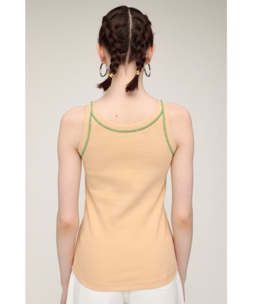 SLY（スライ）の「BI COLOR LOCK TANK バイカラー ロック タンクトップ（タンクトップ・レディース・ブルー/オレンジ系その他/ブラック・FREE）」の21枚目の写真