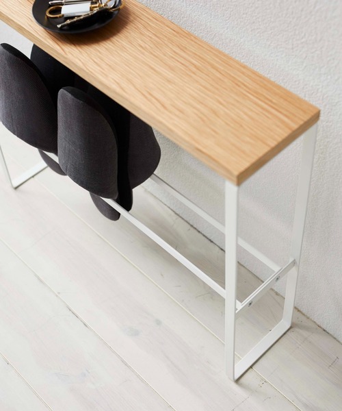 BIRTHDAY BAR(バースデイバー)の「tower 天板つき スリッパラック(収納グッズ・レディース・ホワイト/ブラック・フリー)」の6枚目の写真