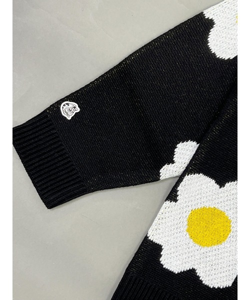 A'gem（エージェム）の「『A'gem/エージェム』花柄ジャガードニットカーディガン（カーディガン/ボレロ・メンズ・グリーン/ホワイト/ブラック・FREE）」の13枚目の写真