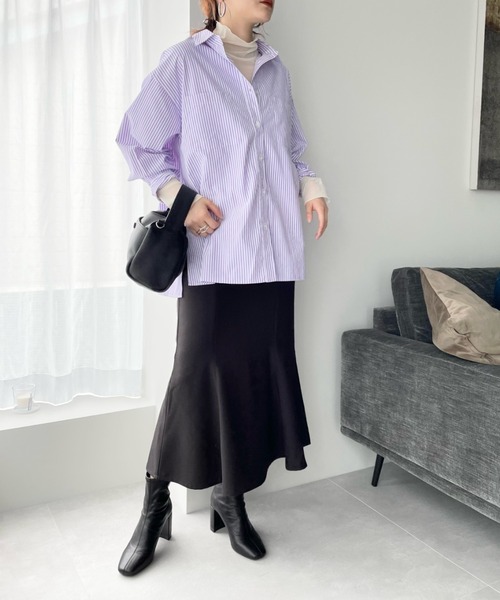 LOWRYS FARM（ローリーズファーム）の「スタイルＵＰマーメイドスカート　344658（スカート・レディース・ブラック/ブラウン/アイボリー・SMALL/MEDIUM/LARGE）」の6枚目の写真