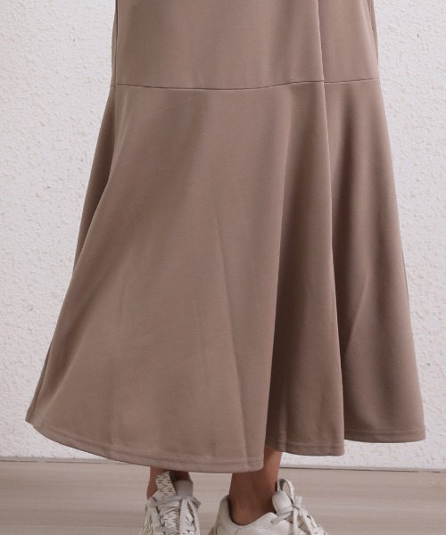 Coo+i（クーイ）の「2WAYマーメードロングワンピース Vネック（ワンピース・レディース・ネイビー/ブラック/ベージュ/グレー/モカ/カーキ・M/L）」の16枚目の写真