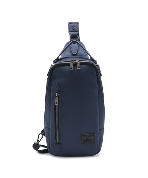 GUSCIO UOMO（グッシオ ウォーモ）の「【グッシオ ウォーモ】ボディバッグ　左右両かけ　ワンショルダー　PUレザー（ボディバッグ/ウエストポーチ・メンズ・ブラック/ネイビー/グレー/キャメル・FREE）」の13枚目の写真