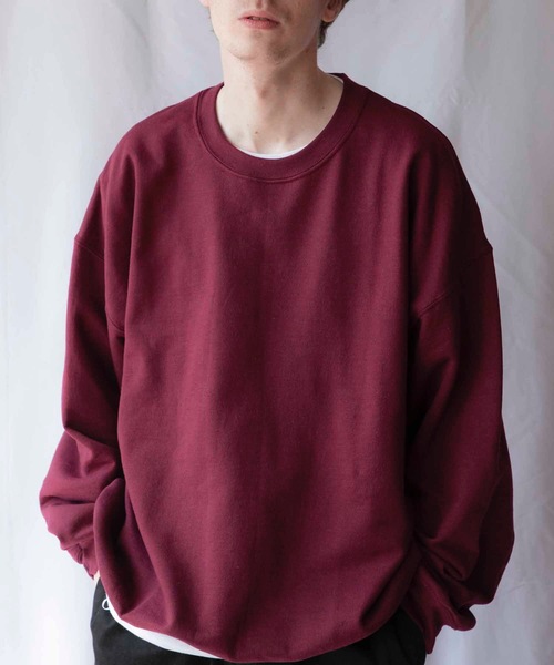 EMMA NOVEMBER (エマノーヴェンバー)の「ヘビーブレンド プレミアム スウェット(スウェット・メンズ・ホワイト/ライトブルー/ブラック/ダークグリーン/ダークブラウン/パープル/ネイビー/グレー/レッド/ピンク/ゴールド/セージグリーン/マルーン・1/2)」の12枚目の写真