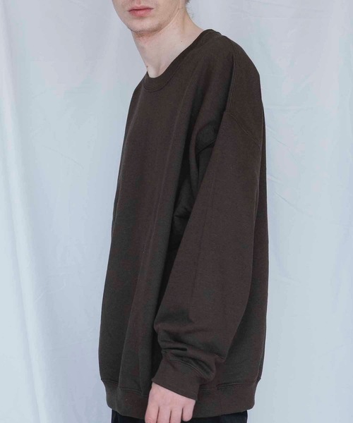 EMMA NOVEMBER (エマノーヴェンバー)の「ヘビーブレンド プレミアム スウェット(スウェット・メンズ・ホワイト/ライトブルー/ブラック/ダークグリーン/ダークブラウン/パープル/ネイビー/グレー/レッド/ピンク/ゴールド/セージグリーン/マルーン・1/2)」の17枚目の写真