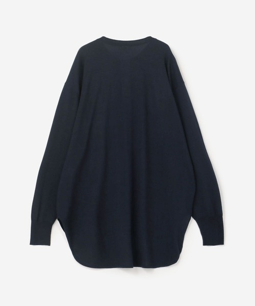 Scye(サイ)の「Scye | ウール バンドカラーシャツ WOMEN(シャツ/ブラウス・レディース・チャコール/ダークネイビー・38)」の10枚目の写真