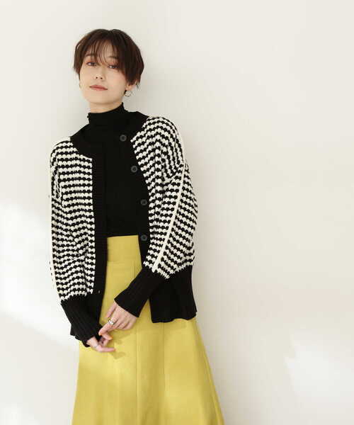 N.（N. Natural Beauty Basic）（エヌエヌナチュラルビューティーベーシック）の「◆ポコポコミドルカーディガン（カーディガン/ボレロ・レディース・ブラック系その他/ブラウン系その他/ブルー系その他・MEDIUM）」の20枚目の写真