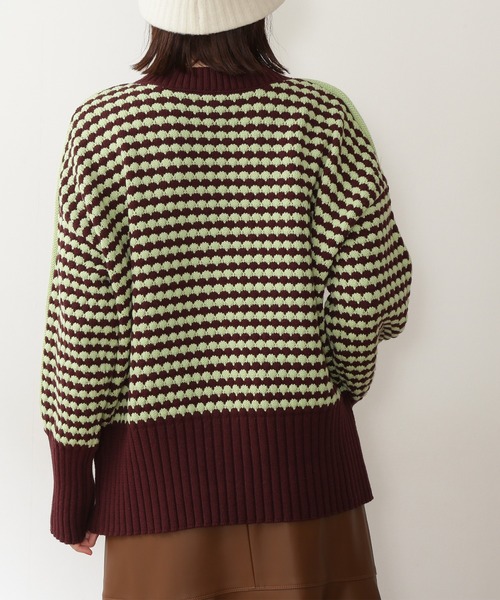 N.（N. Natural Beauty Basic）（エヌエヌナチュラルビューティーベーシック）の「◆ポコポコミドルカーディガン（カーディガン/ボレロ・レディース・ブラック系その他/ブラウン系その他/ブルー系その他・MEDIUM）」の9枚目の写真