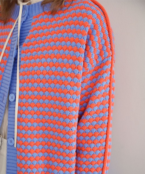 N.（N. Natural Beauty Basic）（エヌエヌナチュラルビューティーベーシック）の「◆ポコポコミドルカーディガン（カーディガン/ボレロ・レディース・ブラック系その他/ブラウン系その他/ブルー系その他・MEDIUM）」の13枚目の写真