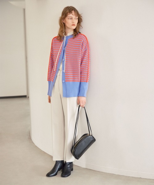 N.（N. Natural Beauty Basic）（エヌエヌナチュラルビューティーベーシック）の「◆ポコポコミドルカーディガン（カーディガン/ボレロ・レディース・ブラック系その他/ブラウン系その他/ブルー系その他・MEDIUM）」の16枚目の写真