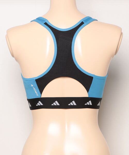 adidas（アディダス）の「Powerreact トレーニング ミディアムサポート テックフィットスポーツブラ / アディダス adidas（スポーツブラ・レディース・ブルー/イエロー/ブラック/ブラウン・M-AB/XL-AB/M-CD/XL-CD/L-AB/S-AB/L-CD/S-CD/XXL-CD/XXL-AB）」の15枚目の写真