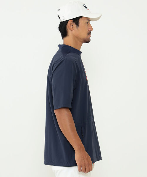 ★美品★BEAMS　GOLF　ショートスリーブ プルオーバー シャツ　サイズ　S BEAMS GOLF（ビームスゴルフ）の「BEAMS GOLF ORANGE LABEL