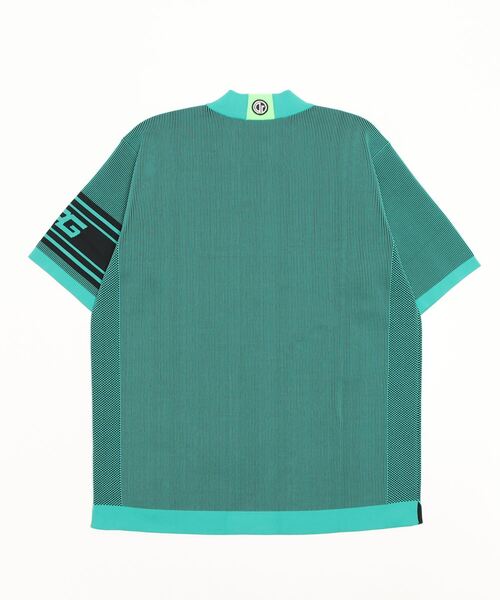 CPGGOLF 新品未使用　超美品　ロゴジャガードモックプルオーバーMENS CPG GOLF（シーピージーゴルフ）の「Logo jacquard mock