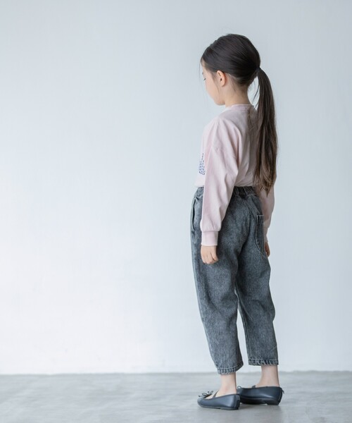 THE SHOP TK （ザ ショップ ティーケー ）の「◆【110-140/ストレッチ素材】デニムカーブパンツ（デニムパンツ・キッズ・グレー系その他/ベージュ/ネイビー・11/12/13/14）」の8枚目の写真