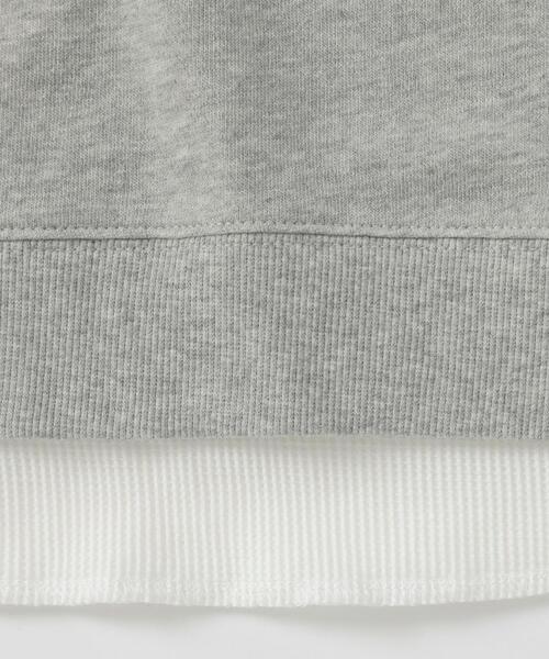 coen(コーエン)の「ミニ裏毛フェイクレイヤードカレッジスウェット(スウェット・キッズ・グレー/ブラック・110/120/140/130/150/100)」の20枚目の写真