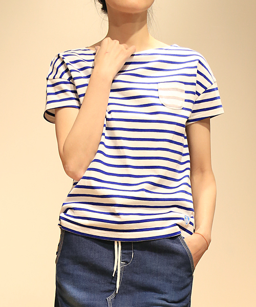 ORCIVAL（オーシバル）の「Emblem Pocket Tee (ORCIVAL)（Tシャツ/カットソー・レディース・ブラック/グレー/サックスブルー・FREE）」の3枚目の写真