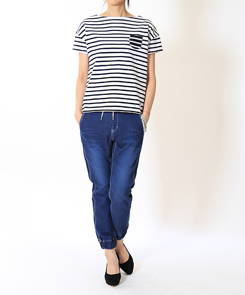 ORCIVAL（オーシバル）の「Emblem Pocket Tee (ORCIVAL)（Tシャツ/カットソー・レディース・ブラック/グレー/サックスブルー・FREE）」の6枚目の写真