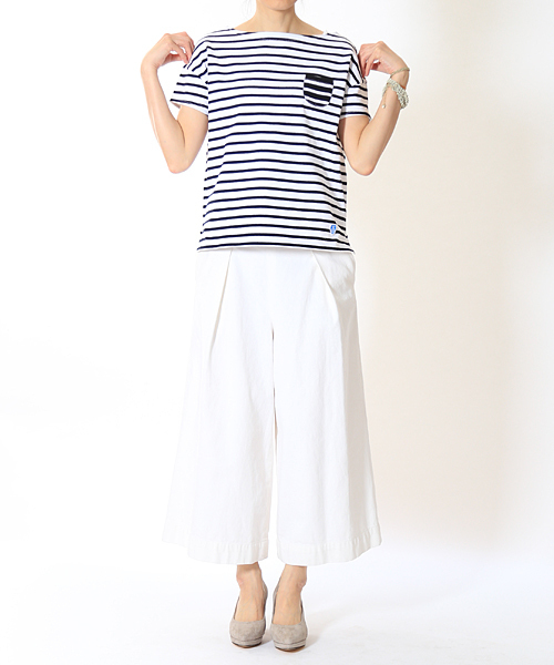 ORCIVAL（オーシバル）の「Emblem Pocket Tee (ORCIVAL)（Tシャツ/カットソー・レディース・ブラック/グレー/サックスブルー・FREE）」の10枚目の写真